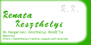 renata keszthelyi business card